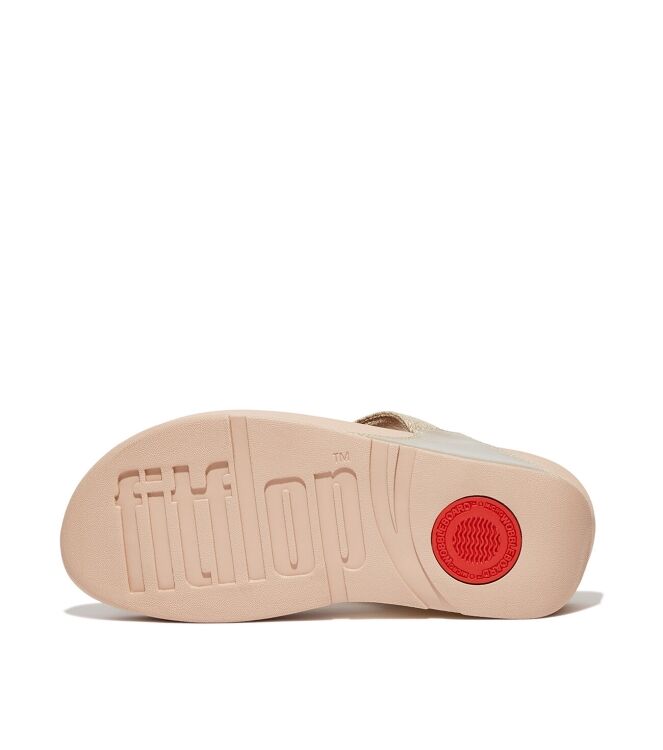 FitFlop Lulu Shimmerlux platino FitFlop FZ7-675, slippers Direct leverbaar uit de webshop